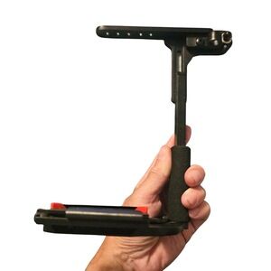 Stroboframe Press-T Rotating Flash Bracket 310-810 Black Red Kickstand Professio